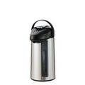 3 Liter Stainless Steel SteelVac Thermos with Lever Lid & Sight Glass